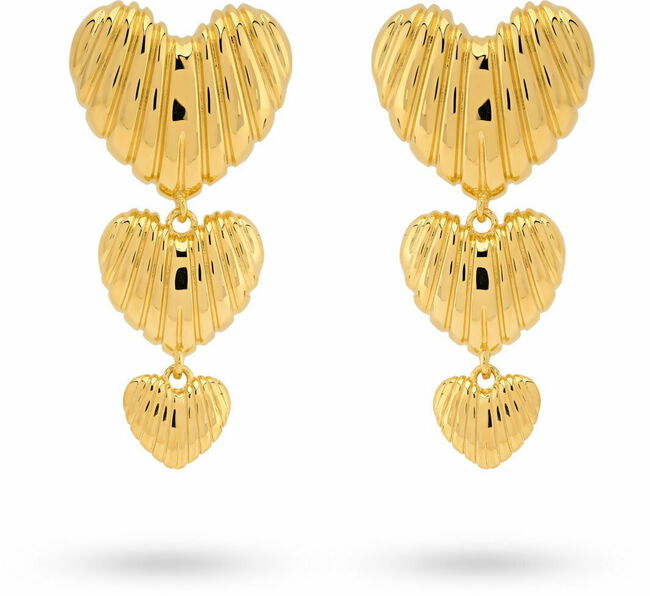 Goldfarbig 24Kae Ohrringe 42493Y - large