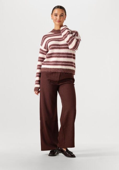 Braune YDENCE Pullover KNITTED SWEATER ARIA - large