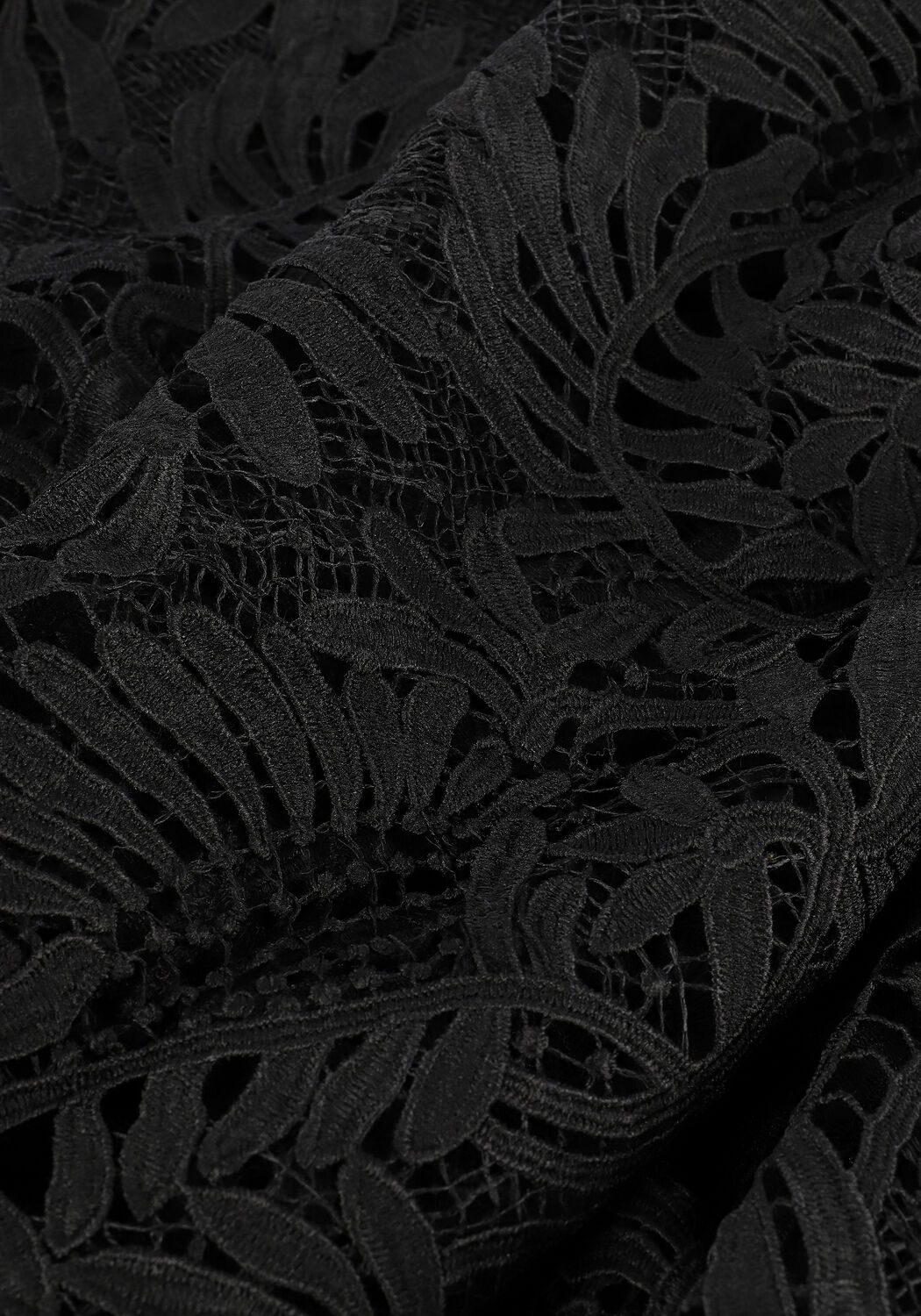 Schwarze SUMMUM Top TOP HEAVY LACE - large