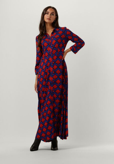 Mehrfarbige/Bunte Y.A.S. Maxikleid YASSAVANNA LONG SHIRT DRESS - large