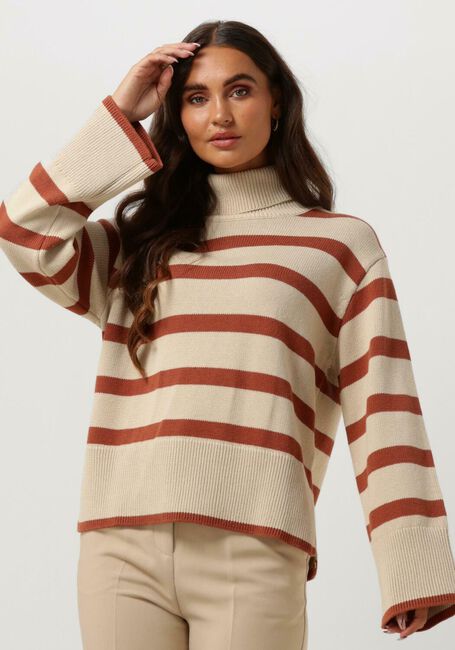 Creme MODSTRÖM Pullover CORBINMD STRIPE T-NECK - large