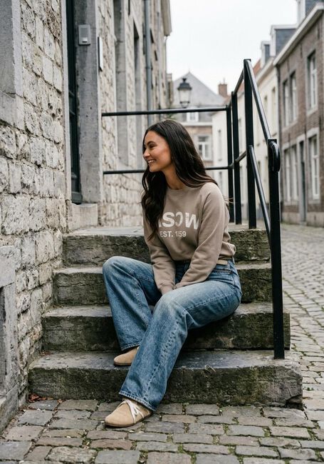 Sand MOSCOW Sweatshirt 76A-04-PEPPER - large