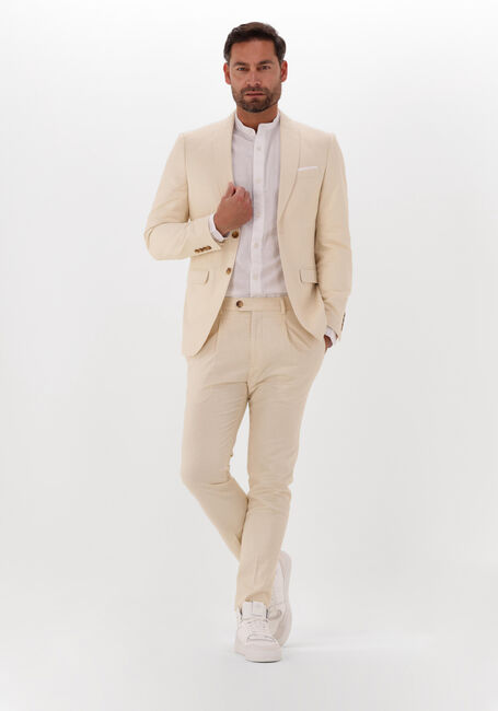 Beige SELECTED MEN Hose SLHSLIM-OWEN PANTS - large