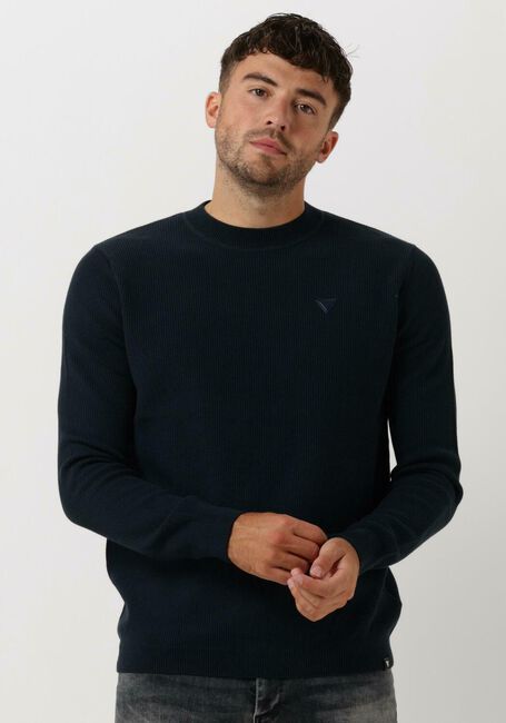 Dunkelblau PUREWHITE Pullover CREWNECK WITH TRAINGLE BADGE ON CHEST - large