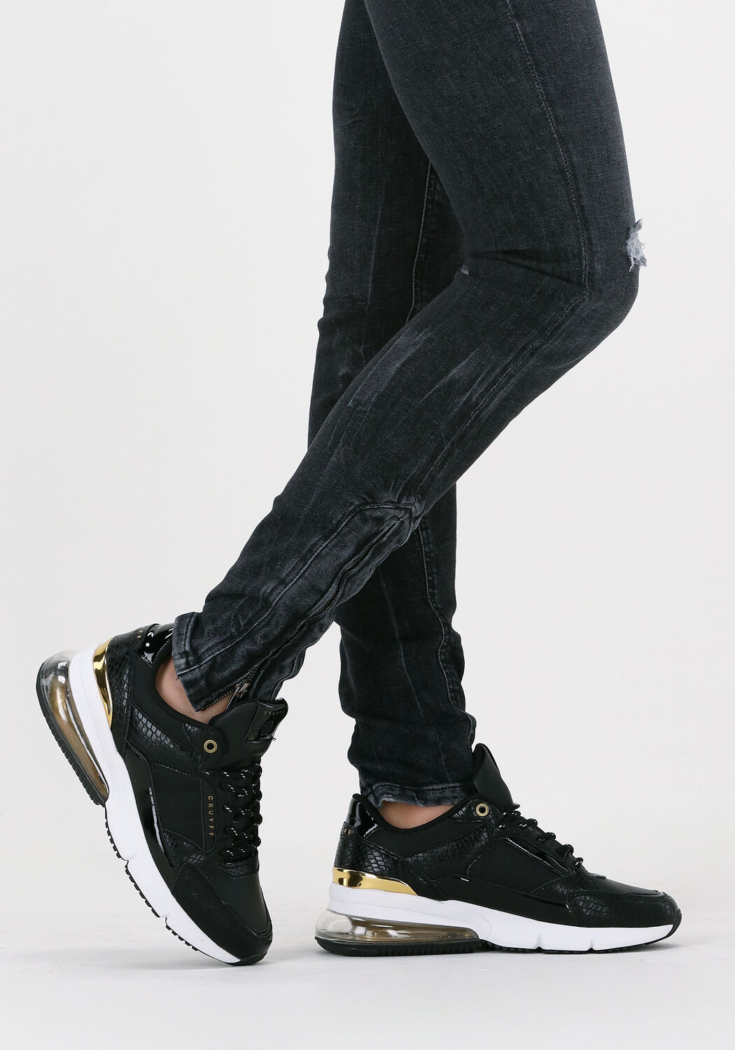 Schwarze CRUYFF Sneaker Low DIAMOND - large