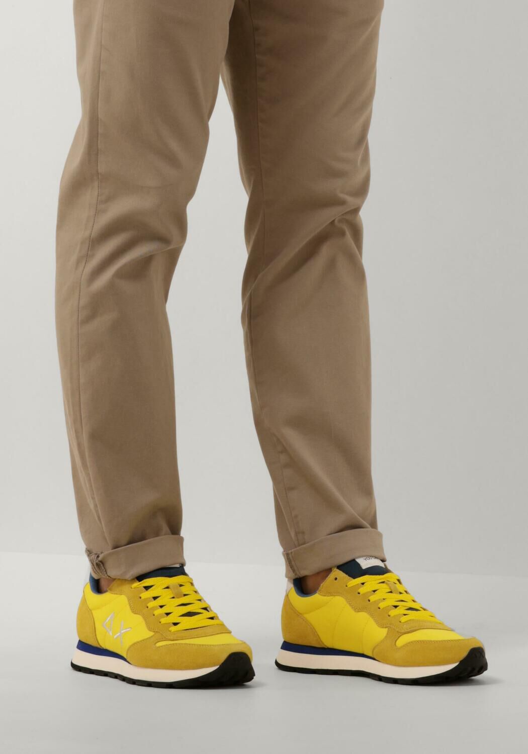 Gelbe SUN68 Sneaker Low TOM SOLID NYLON MEN - large