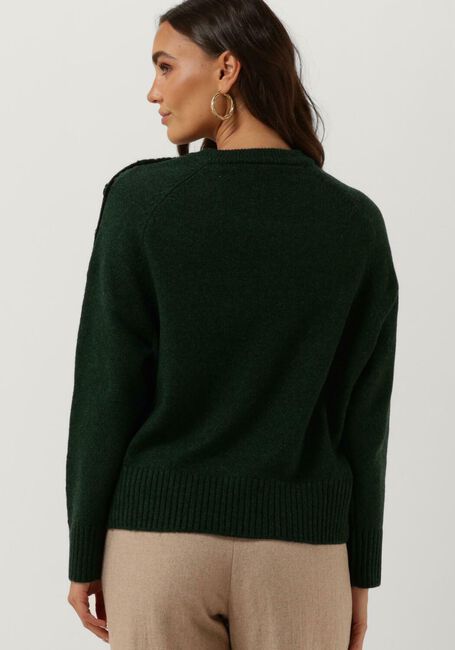 Grüne SCOTCH & SODA Pullover RELAXED FIT PULLOVER WITH BUTTON DETAIL - large