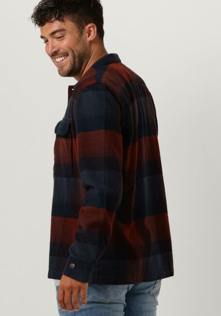 Braune CAST IRON Casual-Oberhemd LONG SLEEVE SHIRT YD CHECK REGULAR FIT - large