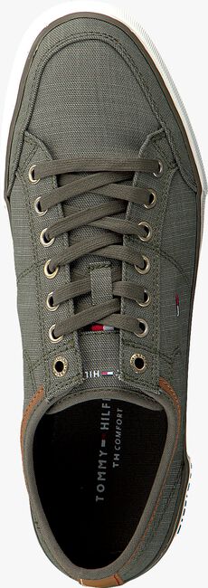 Grüne TOMMY HILFIGER Sneaker CORE MATERIAL MIX SNEAKER - large