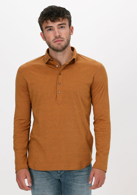 Camelfarbene DESOTO Polo-Shirt POLO CASUAL 1/1 - large