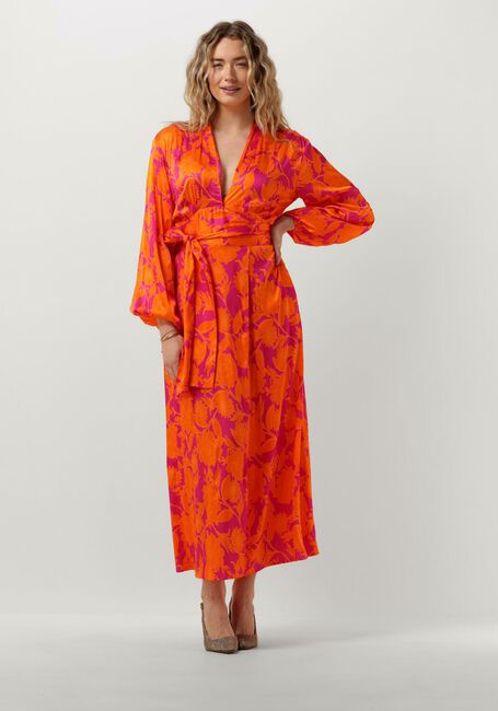 Orangene JANICE Maxikleid NOAH - large
