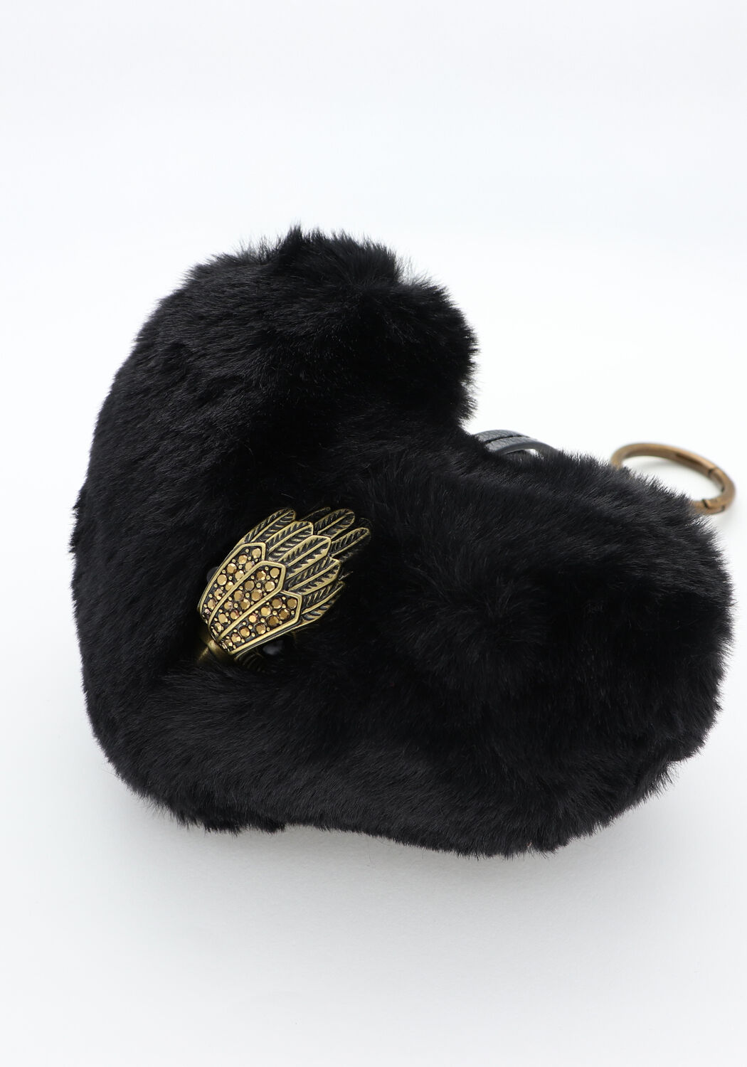 Schwarze KURT GEIGER LONDON  HEART F FUR CHARM - large