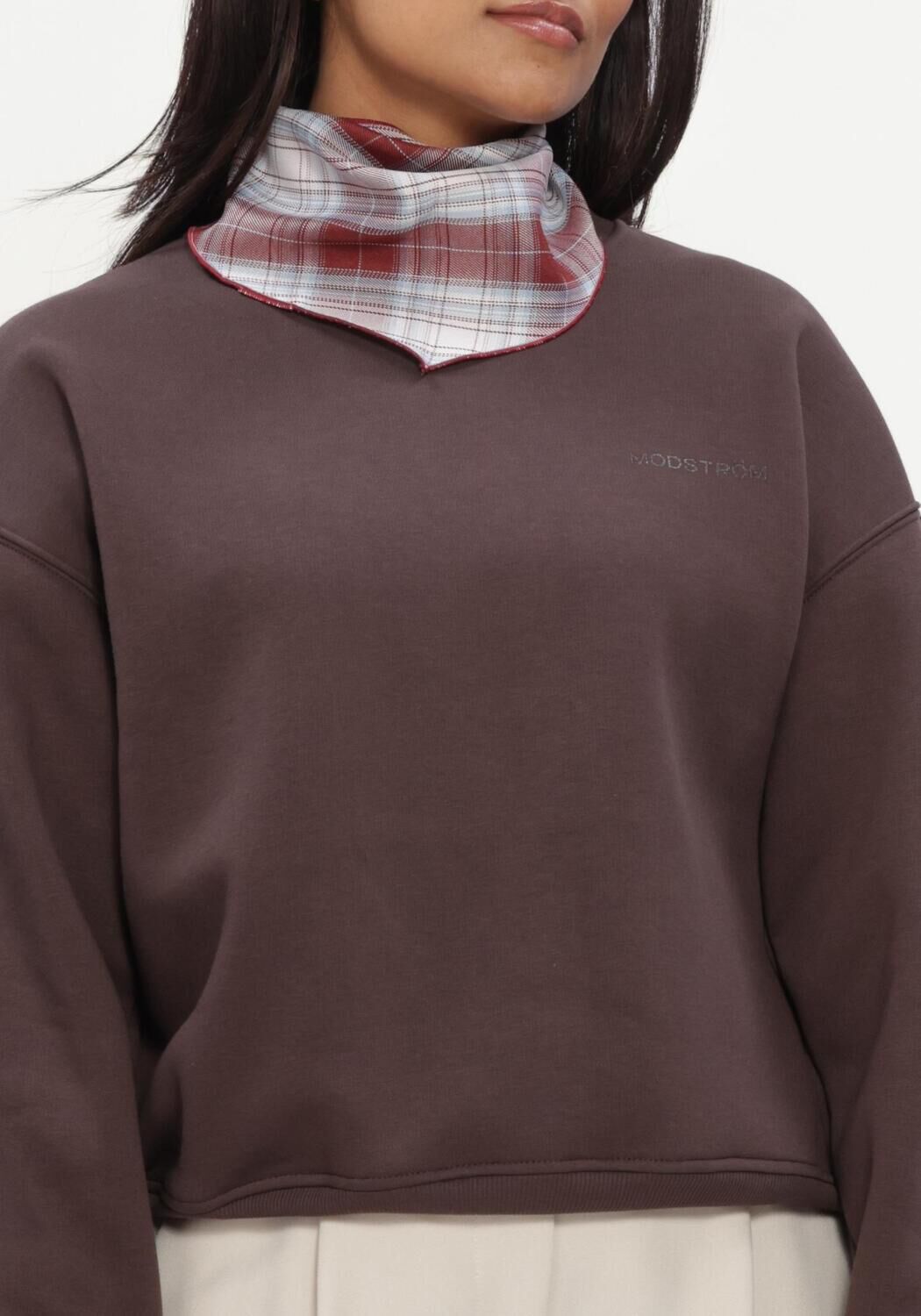 Braune MODSTR&Ouml;M Pullover TIAMD SWEAT - large
