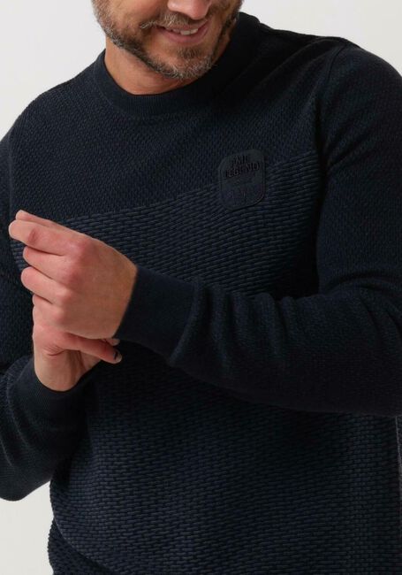 Dunkelblau PME LEGEND Pullover R-NECK COTTON PLATED - large