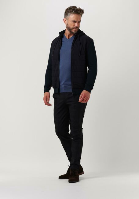 Blaue PROFUOMO Pullover PULLOVER V-NECK - large