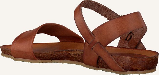 Cognacfarbene RED-RAG Flache Sandalen 79122 Cognacfarbene RED-RAG Flache Sandalen 79122 - large