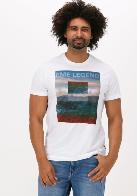 Weiße PME LEGEND T-shirt SHORT SLEEVE R-NECK HOBBS SINGLE JERSEY - large