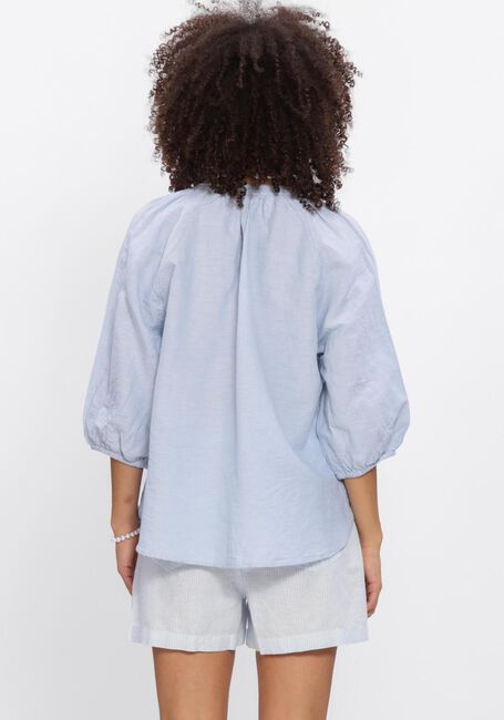 Blaue SELECTED WOMEN Blusen SLFCLEO-ALBERTA LINEN BLEND SHIRT - large