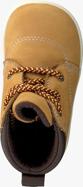 Cognacfarbene TIMBERLAND Sneaker high TREE SPROUT LACE KIDS - large