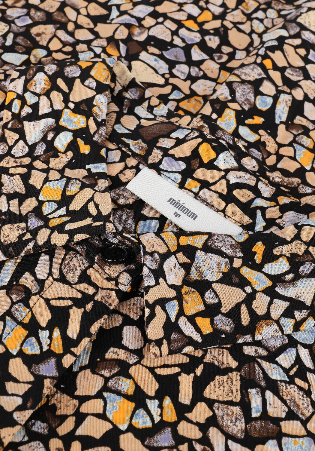 Schwarze MINIMUM Blusen BILDA 9201 - large