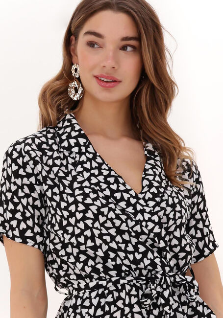 Schwarze COLOURFUL REBEL Playsuits KES HEART BLAZER COLLAR PLAYSUIT - large