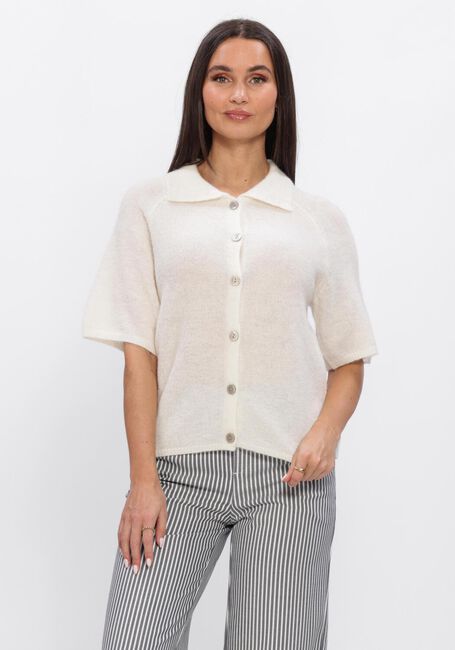 Beige Y.A.S. Strickjacke YASDURA 2/4 KNIT CARDIGAN - large