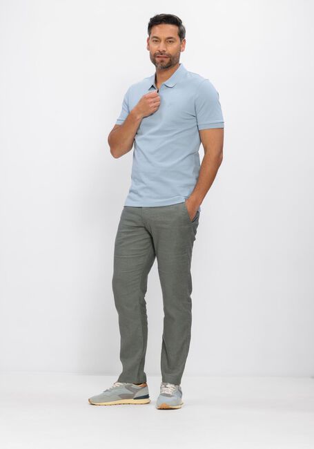 Hellblau BOSS ORANGE Polo-Shirt PASSERZIP - large