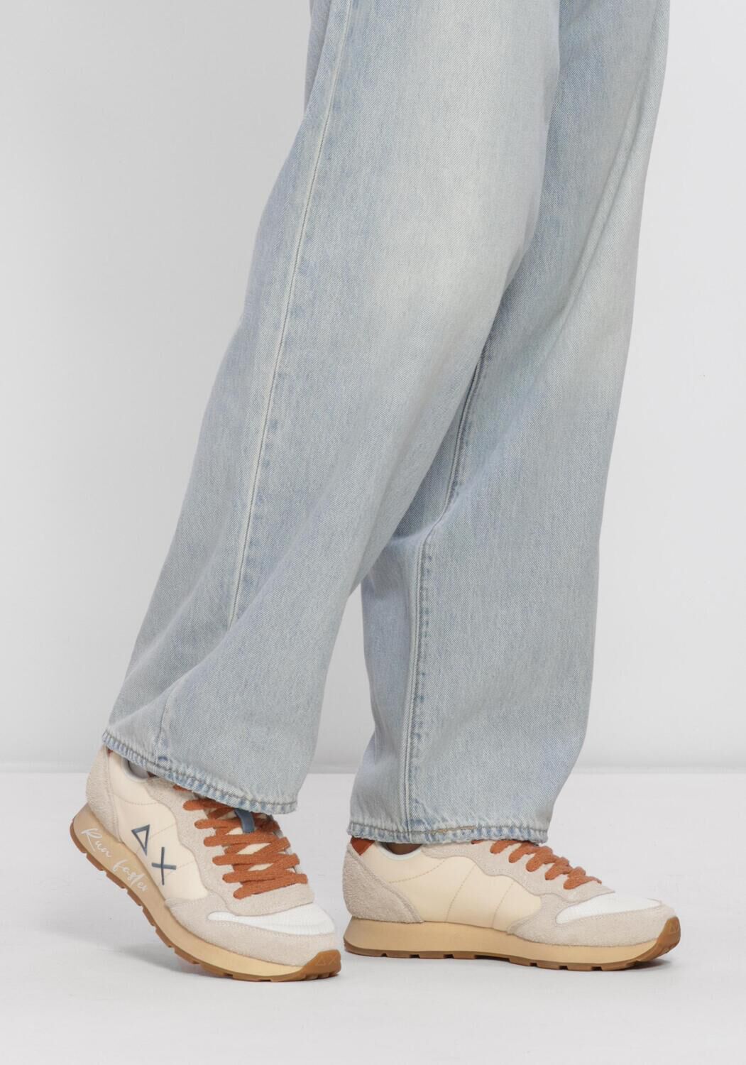 Beige SUN68 Sneaker Low TOM VINTAGE - large