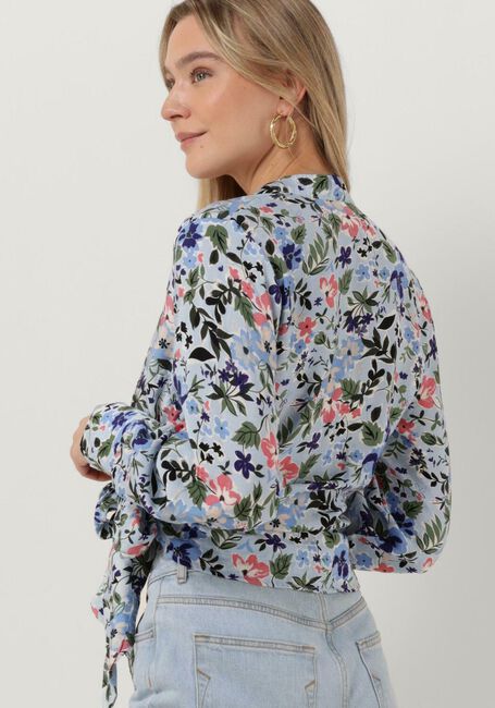 Hellblau OBJECT Top OBJRIGA L/S WRAP TOP - large