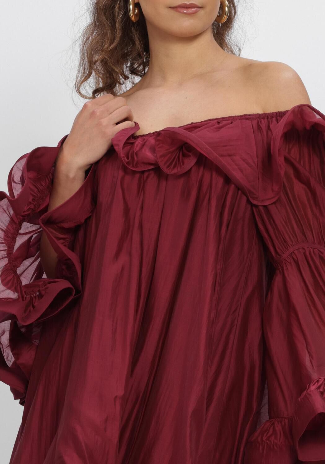 Bordeaux Y.A.S. Minikleid YASFALLULAH O/S DRESS - D2D - large