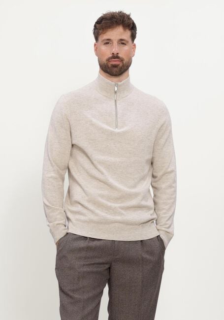 Beige PROFUOMO Pullover NEW WOOL BLEND - large