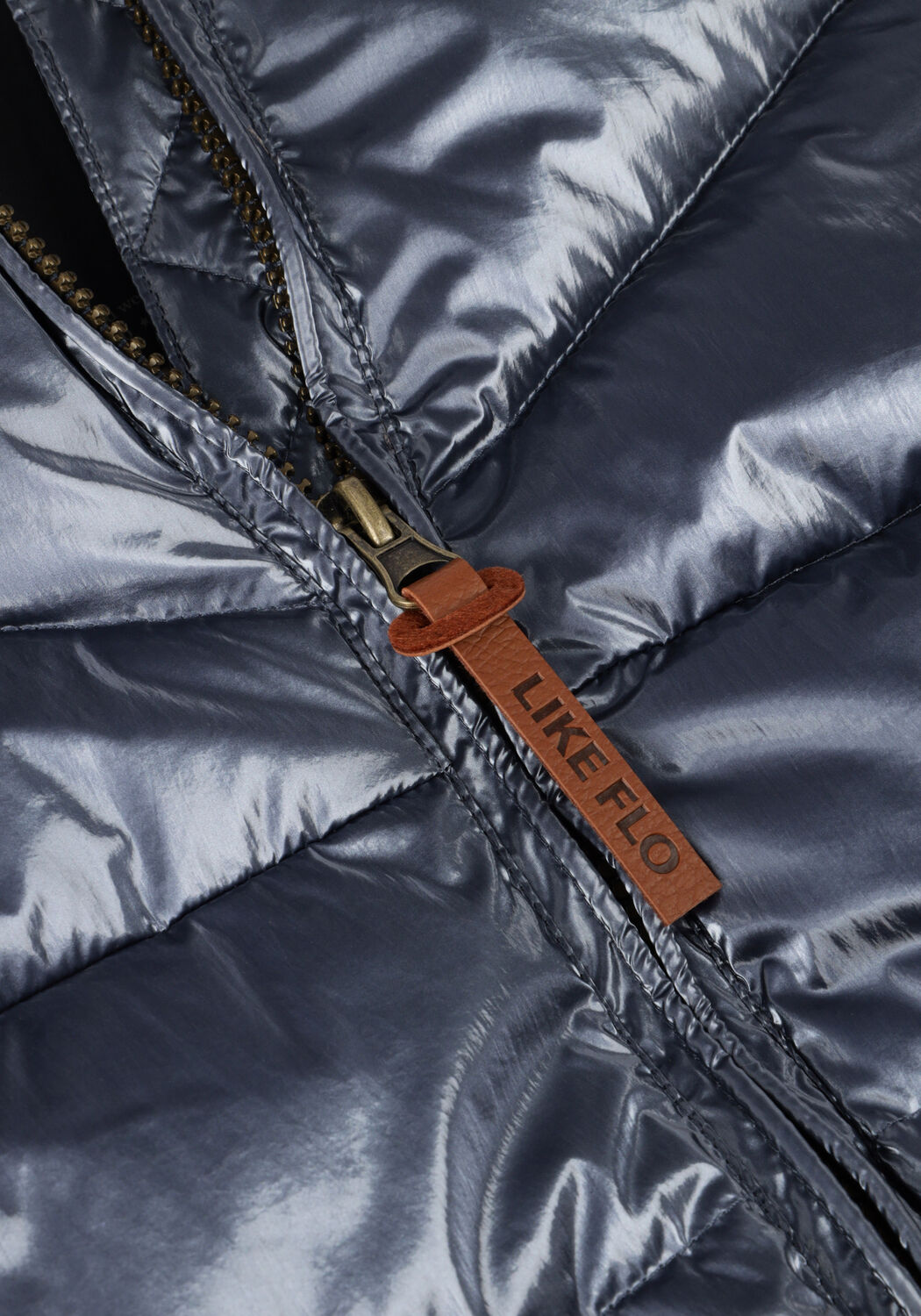 Blaue LIKE FLO Wattierte Jack ASHLEY FLO GIRLS HOODED JACKET - large