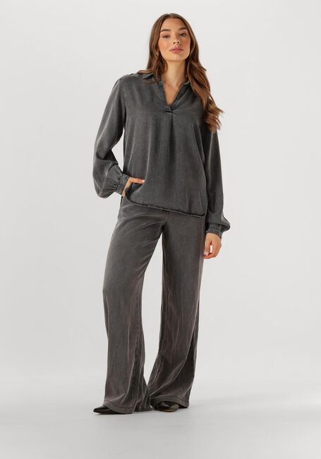 Dunkelgrau SIMPLE Weite Hose WV-TENCEL-TWILL-25-3 - large