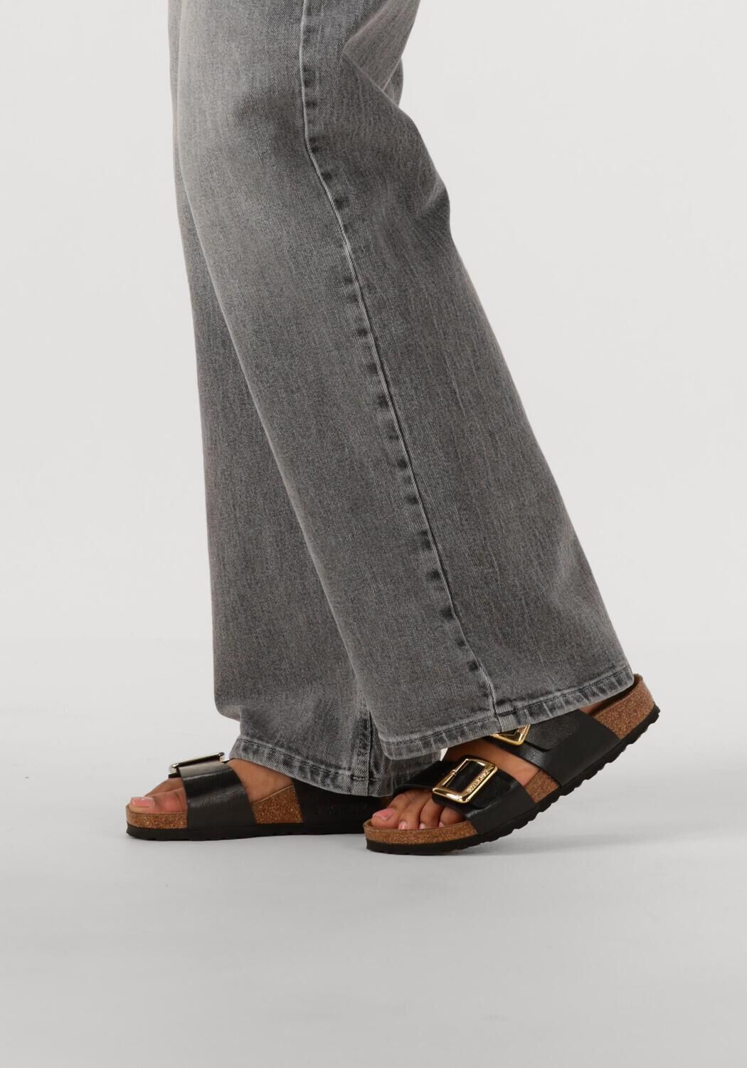 Schwarze BIRKENSTOCK Pantolette SYDNEY CUSHION BUCKLE - large