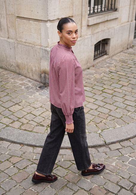 Rosane NEO NOIR Blusen ASTRIDA SOFT STRIPE STONE BLOUSE - large