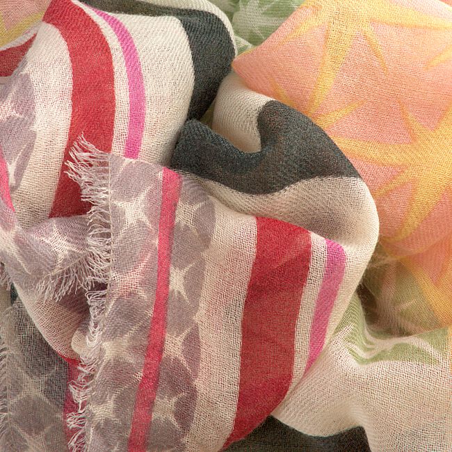 Mehrfarbige/Bunte BECKSONDERGAARD Schal PHOENIX WICA SCARF Mehrfarbige/Bunte BECKSONDERGAARD Schal PHOENIX WICA SCARF - large
