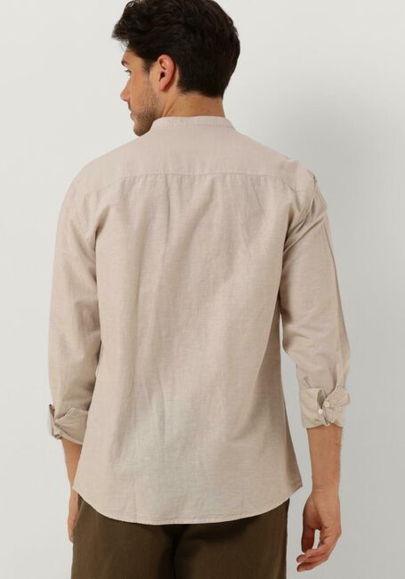 Beige SELECTED HOMME Casual-Oberhemd SLHREGNEW-LINEN SHIRT LS BAND - large