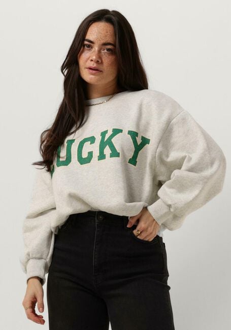 Hellgrau BY-BAR Pullover BIBI LUCKY VINTAGE SWEATER - large
