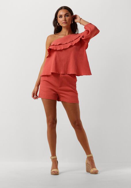 Orangene CIRCLE OF TRUST Kurze Hose GABY SHORT - large