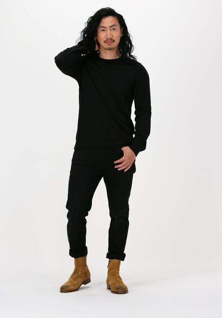 Schwarze SELECTED HOMME Pullover SLHBERG CREW NECK NOOS - large