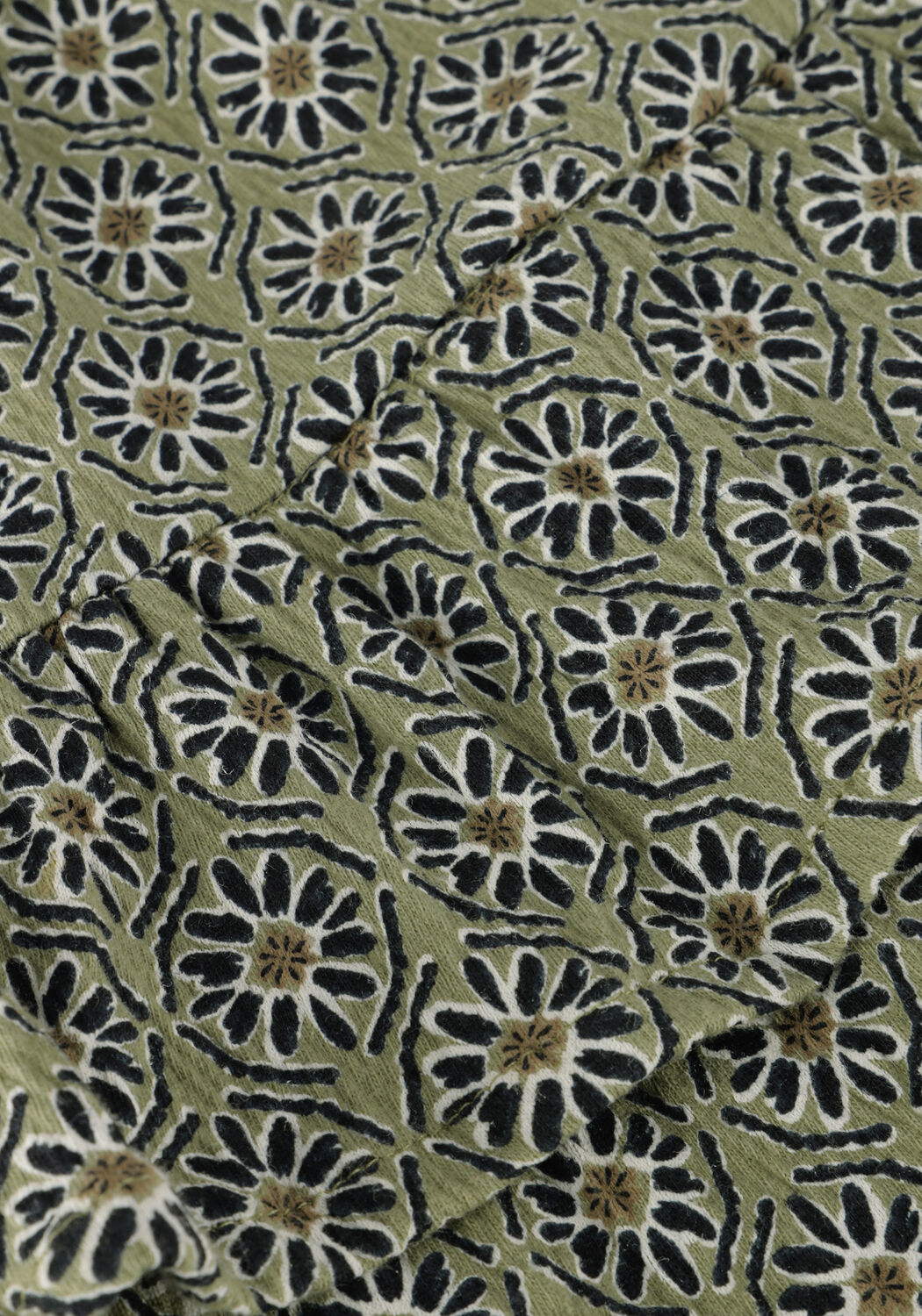 Gr&uuml;ne DAILY7 Minikleid DRESS LONGSLEEVE FLOWER - large