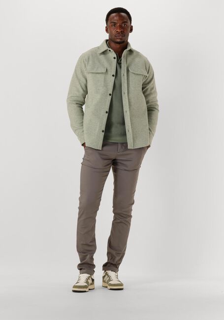 Olive DSTREZZED Pullover KOSTAS LONGSLEEVE POLO - large