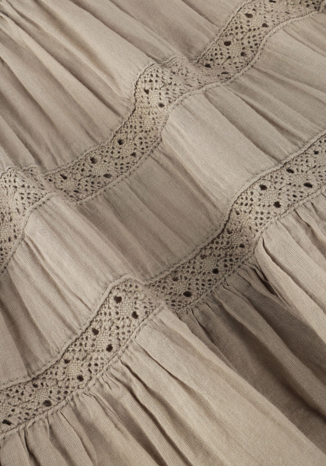 Khaki NEO NOIR Minirock CALLIA S VOILE SKIRT - large