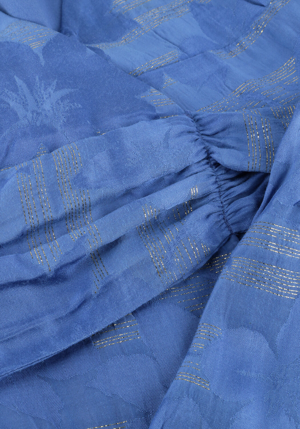 Blaue FREEBIRD Midikleid F-WV-JAC-FLOW-LUREX-26-1 - large