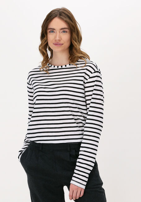 Nicht-gerade weiss 10DAYS Top LONGSLEEVE TEE STRIPES - large