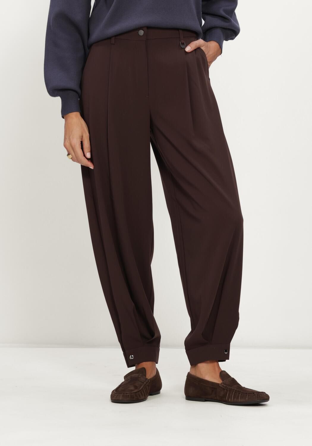 Braune MAC Weite Hose 0231 FLOATING CREPE - large