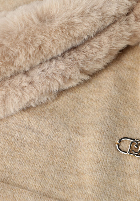 Beige LIU JO Mütze CAGOULE CON FUR - large