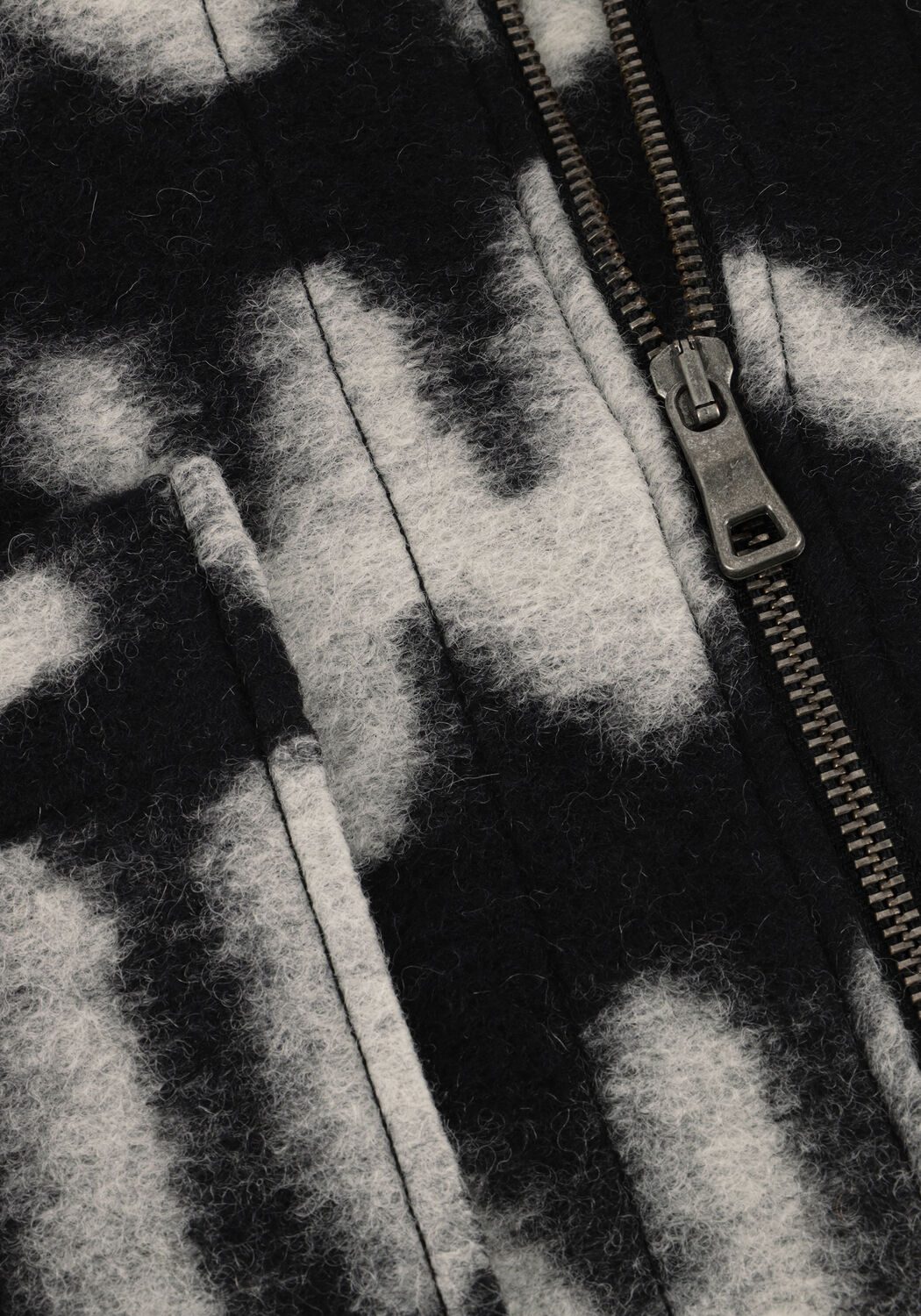 Schwarze PENN & INK Jack 542 COAT AOP - large