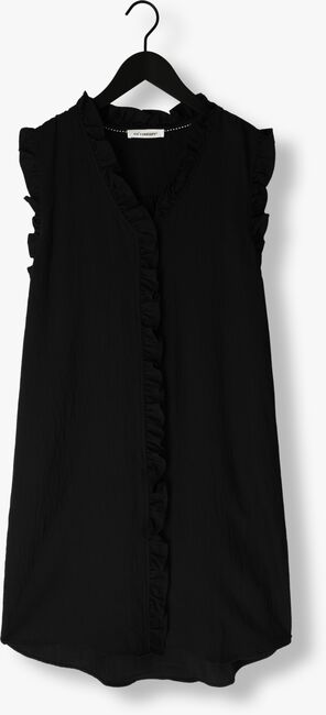 Schwarze CO'COUTURE Minikleid SUEDA FRILL DRESS - large