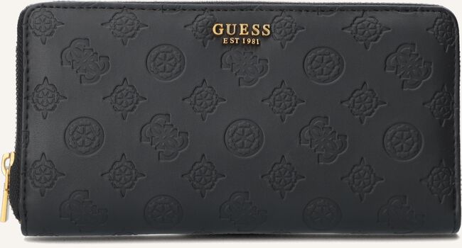 Schwarze GUESS Portemonnaie ZANELLE SLG CHEQUE ORGANIZER Schwarze GUESS Portemonnaie ZANELLE SLG CHEQUE ORGANIZER - large